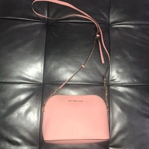 Pink Michael Kors crossbody bag